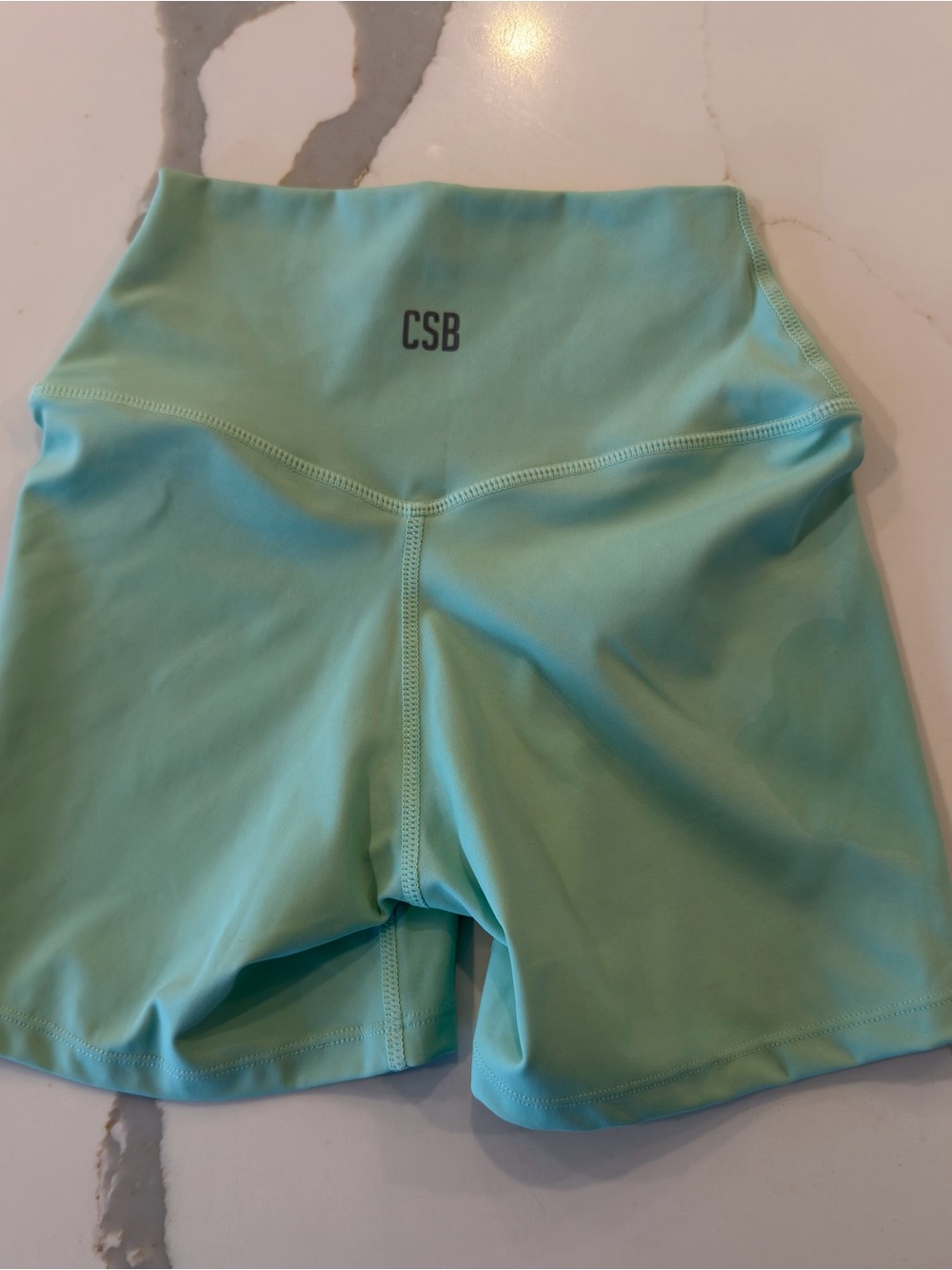 CSB Aqua High-Waist Bike Shorts